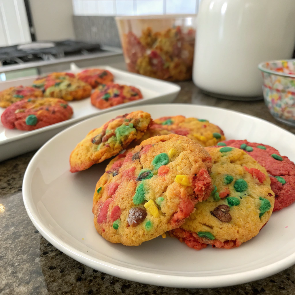 Fruity Pebbles Cookies