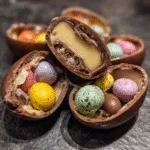 Fudge Filled Easter Eggs