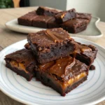 Fudgy Chocolate Caramel Brownies