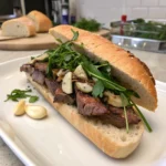 Garlic Herb Steak Sandwich