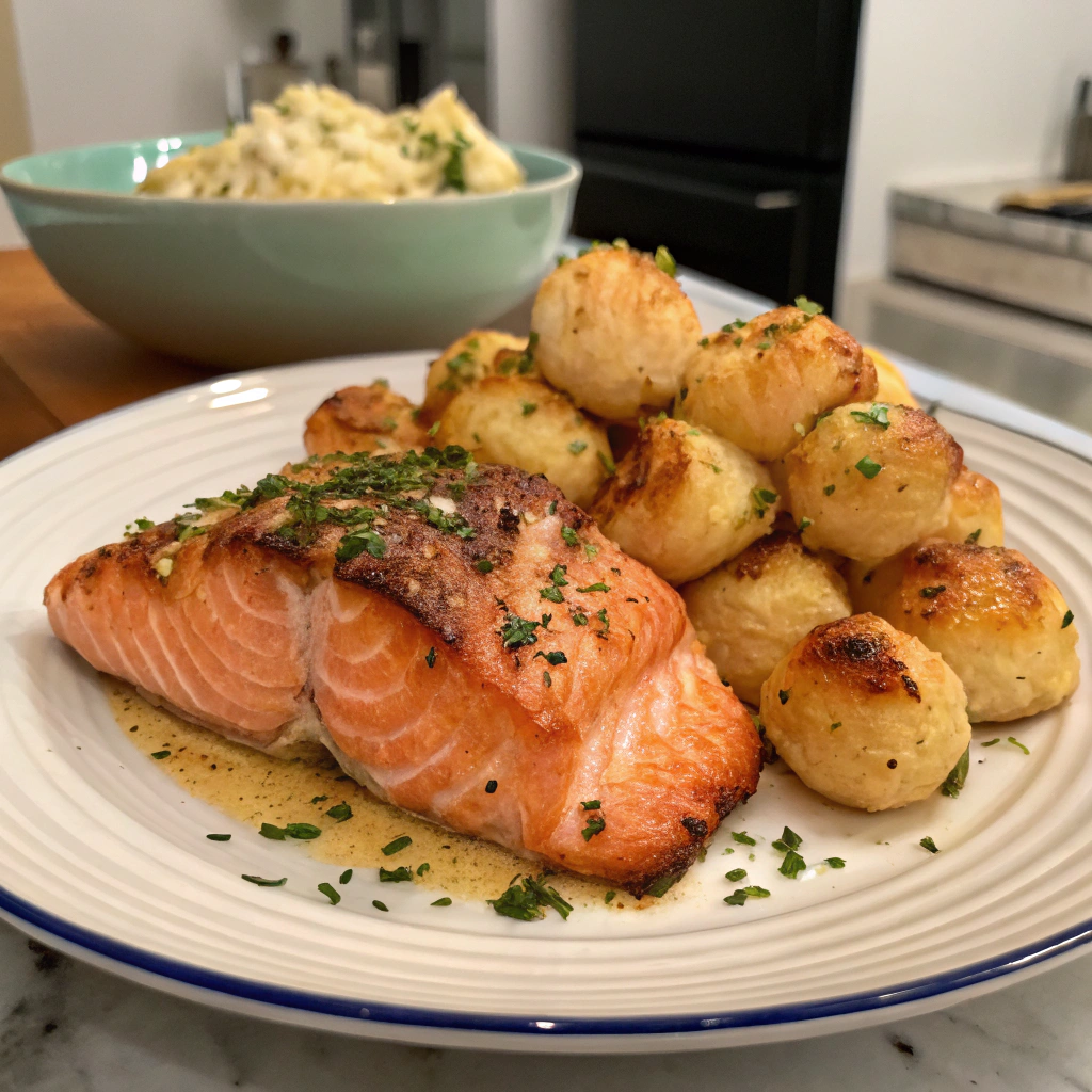 Garlic Knot Salmon