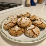 Gingerbread Crinkle Cookies