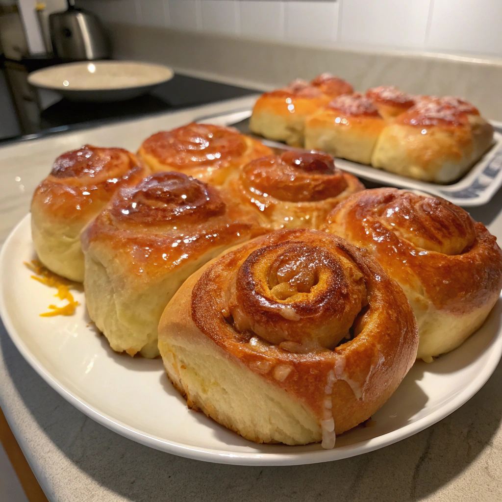 Glazed Orange Rolls