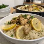 Greek Chicken Lemon Rice
