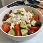 Greek Cottage Cheese Salad
