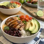 Grilled Chicken Burrito Bowls