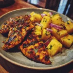 Grilled Mango Pineapple Chicken