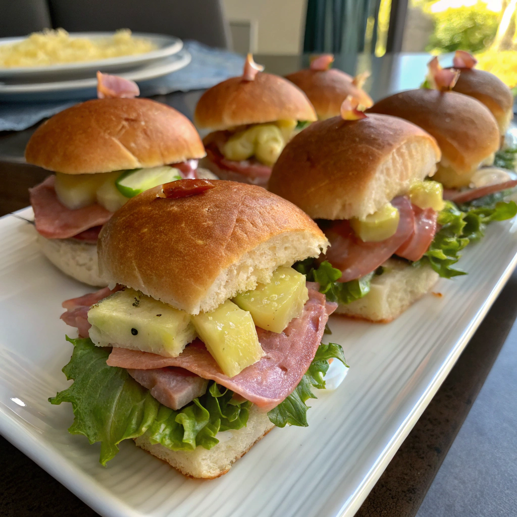 Hawaiian Roll Sliders