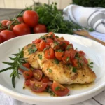 Herb Chicken Tomato Topping