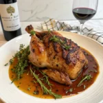 Herb Roasted Chicken Wine Sauce