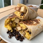 High Protein Breakfast Burritos