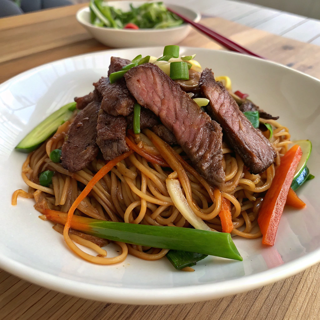 Hoisin Beef Noodles