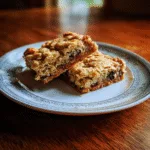 Homemade Oatmeal Raisin Cookie Bars