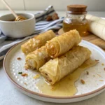 Honey Feta Phyllo Rolls