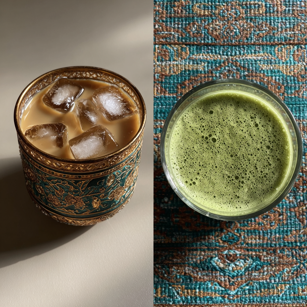 Iced Brown Sugar Matcha