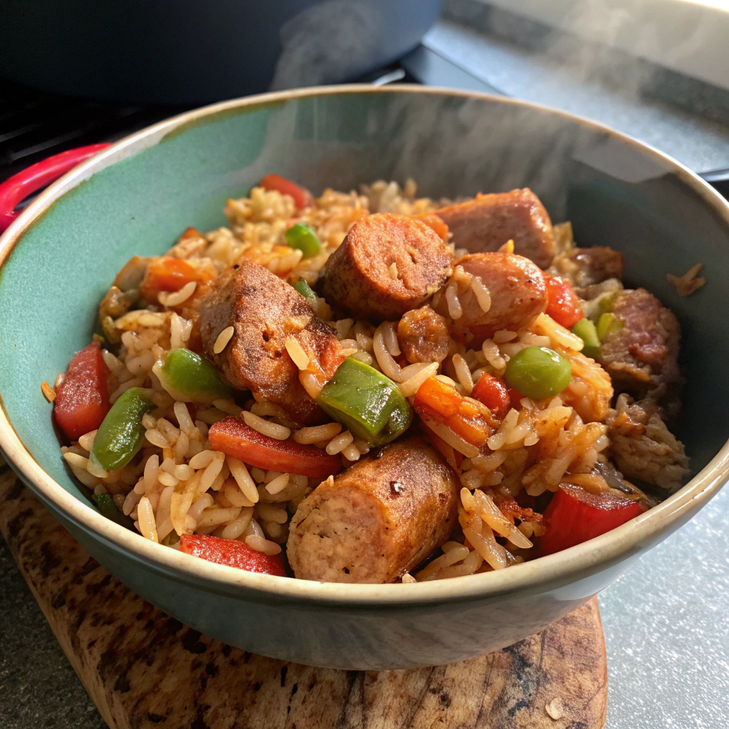 Instant Pot Chicken Sausage Jambalaya