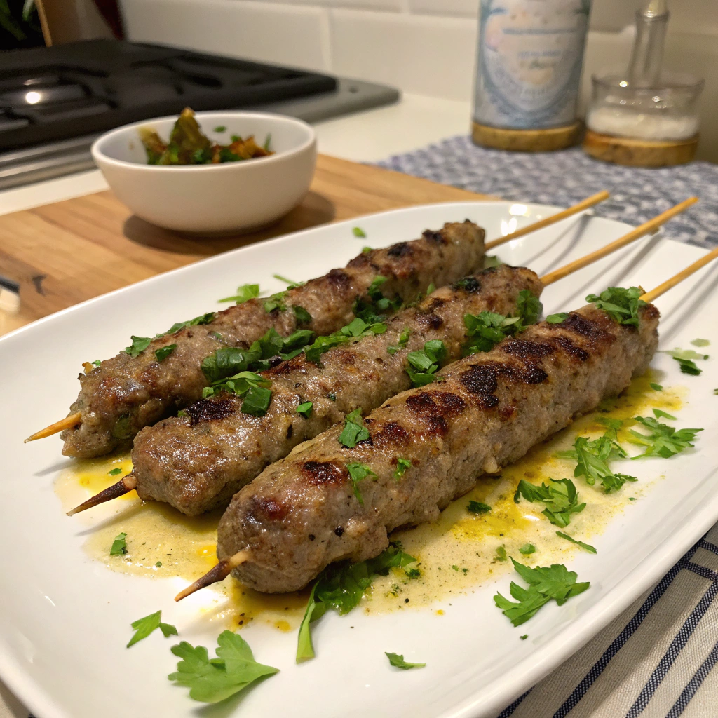 Lebanese Kafta Kebabs