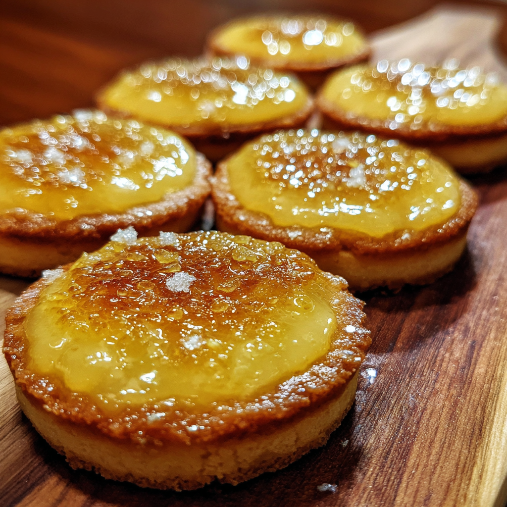 Lemon Curd Brulee Cookies