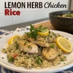 Lemon Herb Chicken Rice