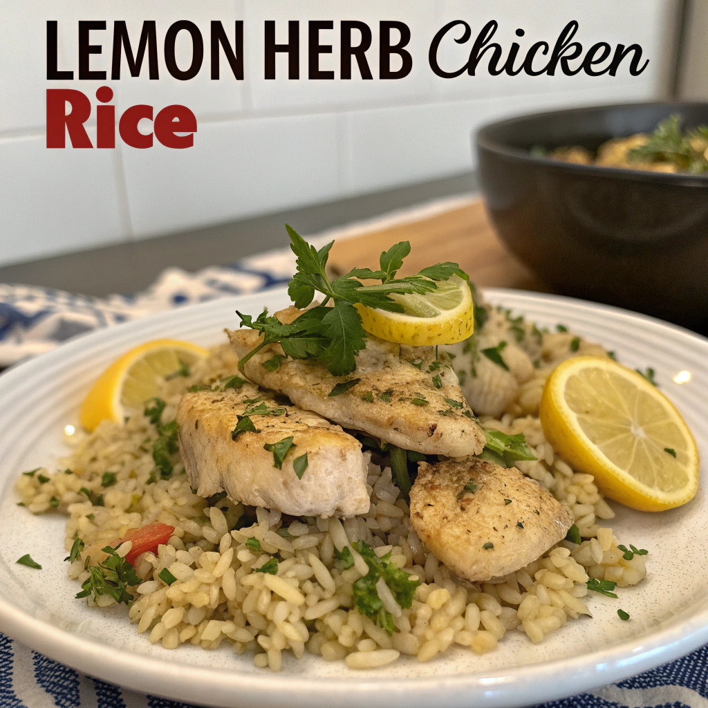 Lemon Herb Chicken Rice