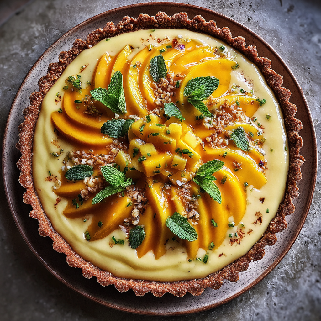 Mango Curd Tart