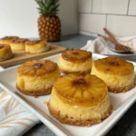 Mini Pineapple Upside Down Cheesecakes