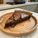 Molten Chocolate Crackle Pie