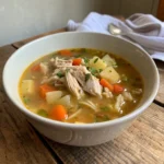 Moms Turkey Soup