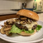 Mushroom Swiss Burger