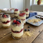 No Bake Cheesecake Jars