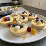 No Bake Mini Egg Cheesecake