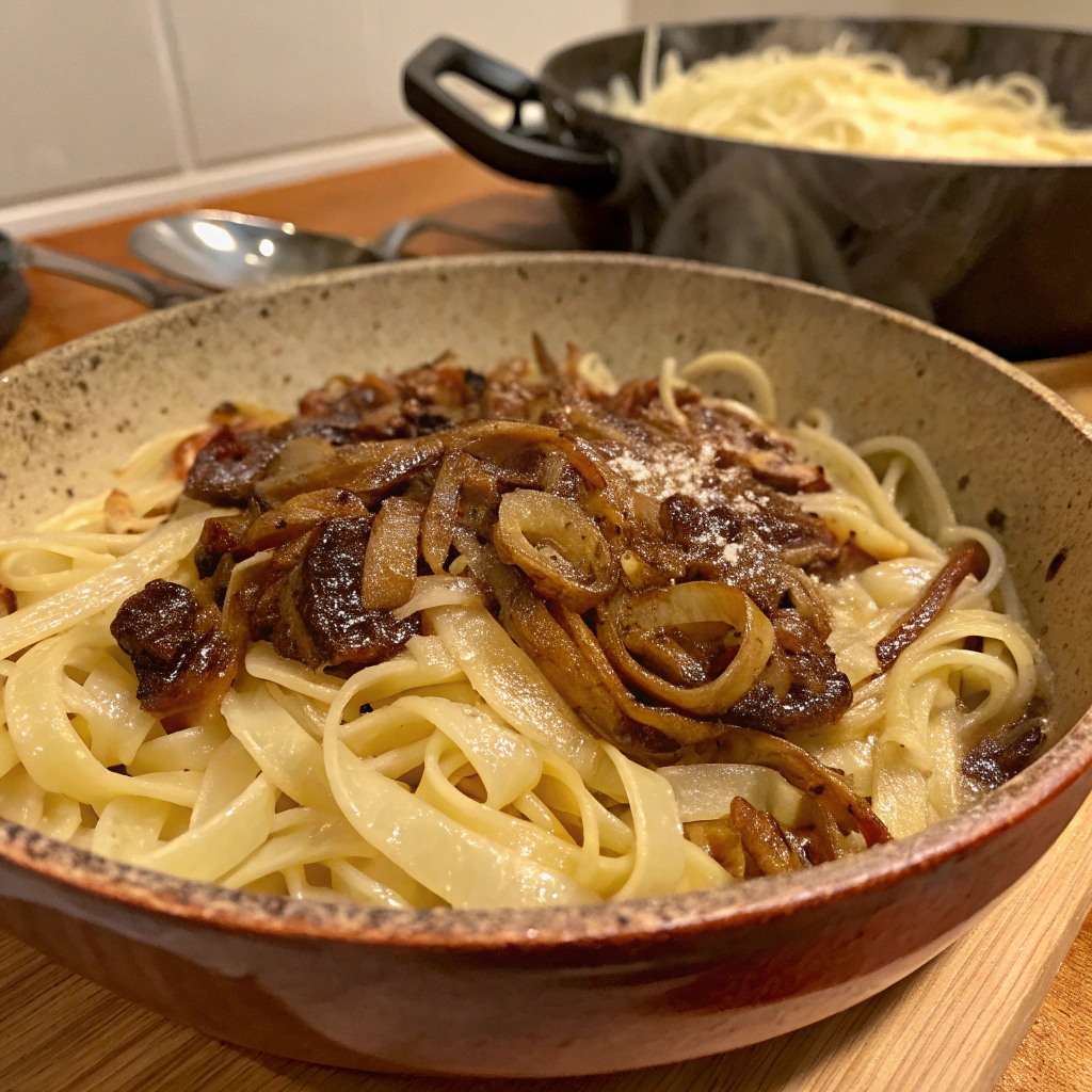 One Pot French Onion Pasta