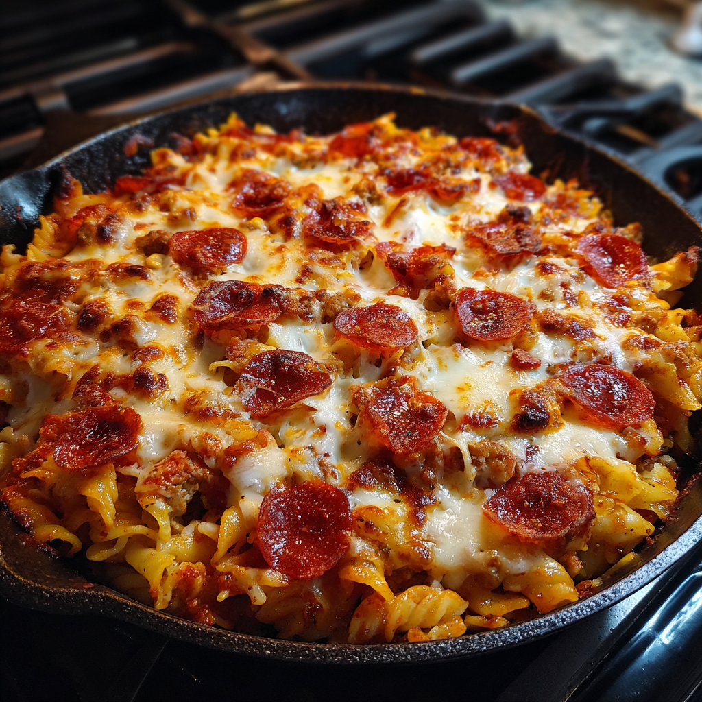 One Pot Pizza Pasta