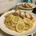 Parmesan Chicken Lemon Pasta