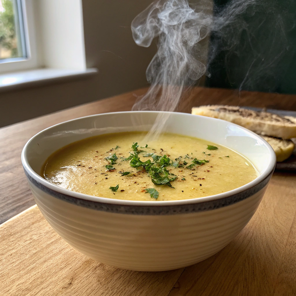Parsnip Leek Soup