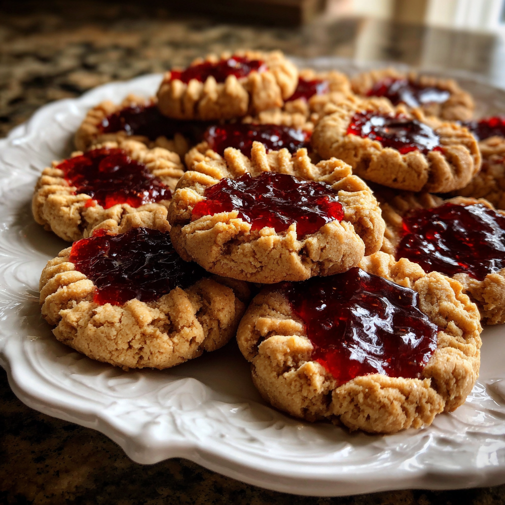 Peanut Butter Jelly Cookies