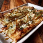 Pear Gorgonzola Flatbread