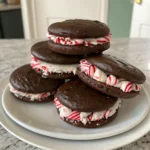 Peppermint Chocolate Whoopie Pies