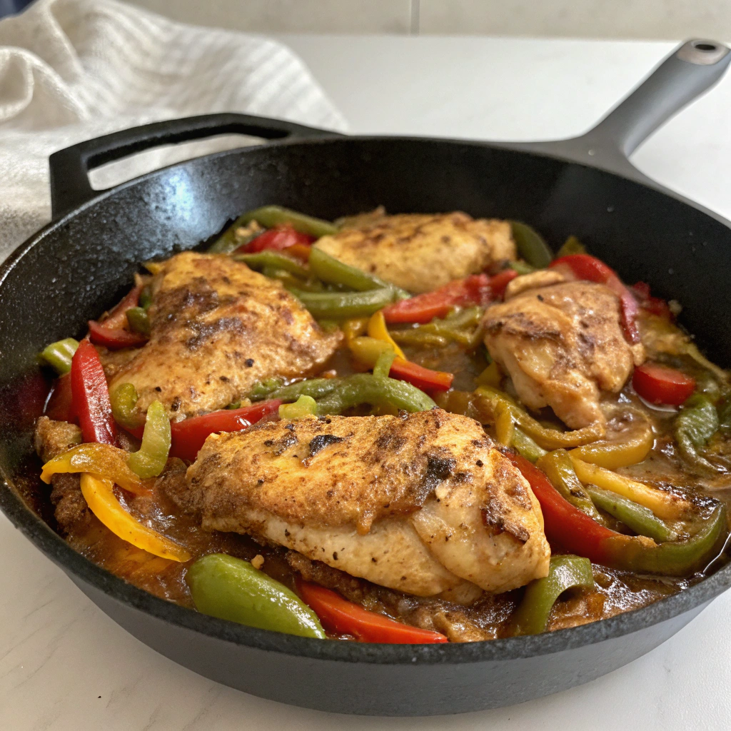 Pepperoncini Chicken Skillet