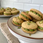 Pistachio Cream Stuffed Cookies