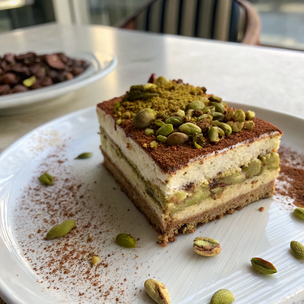 Pistachio Tiramisu