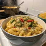 Poblano Gouda Mac Cheese