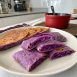 Purple Sweet Potato Roti