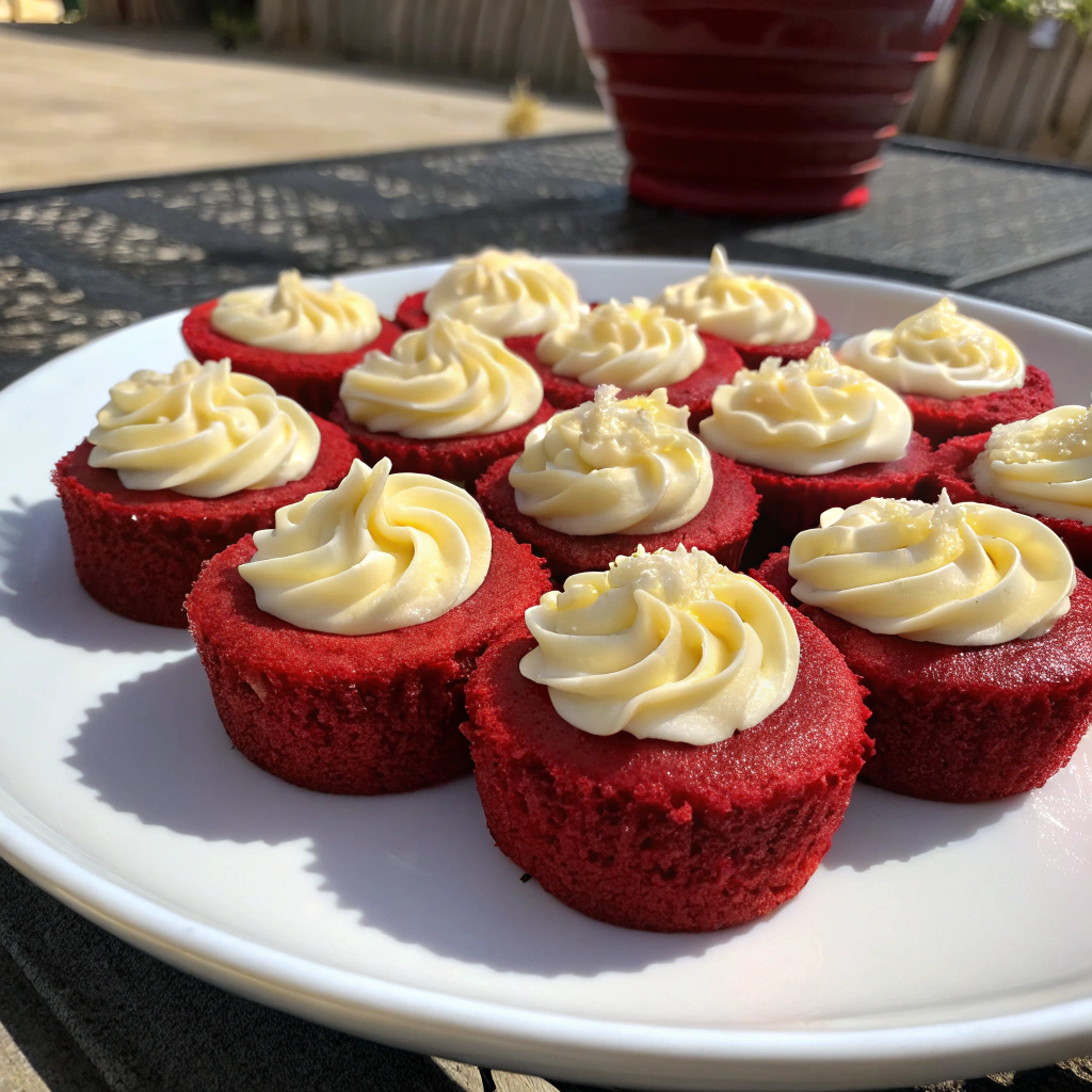 Red Velvet Cheesecake Bites