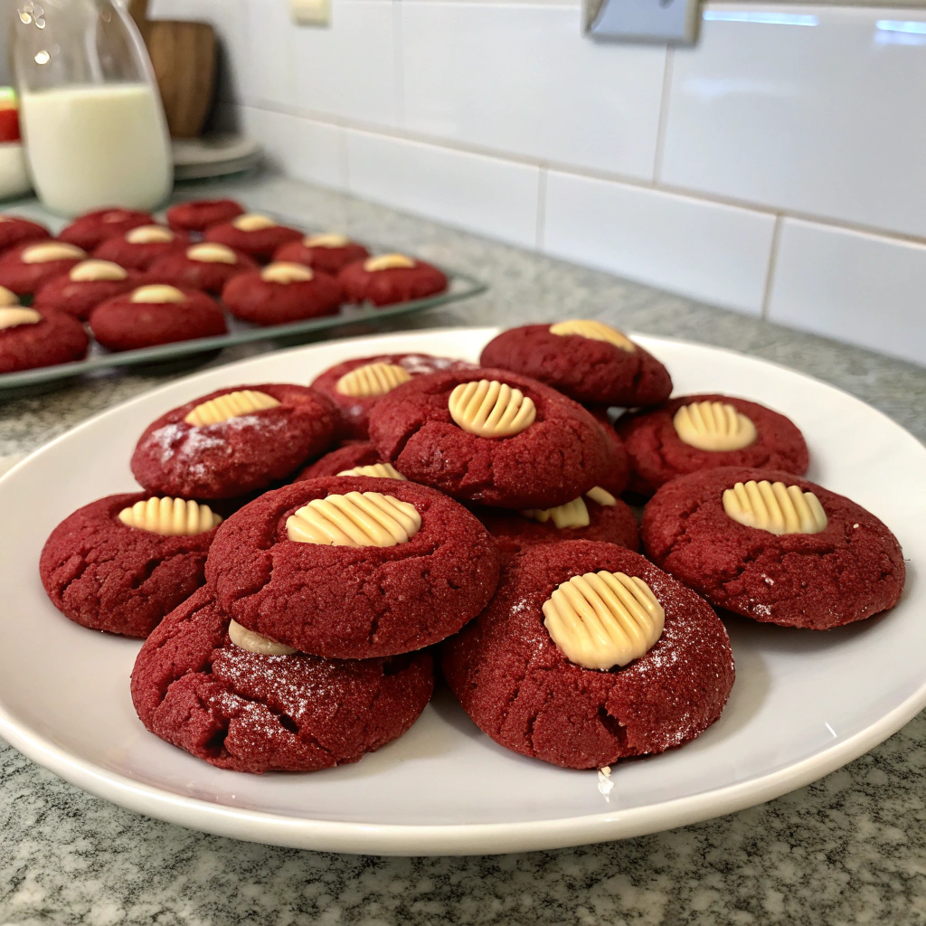 Red Velvet Thumbprints