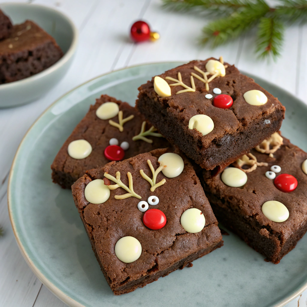 Reindeer Brownies Recipe
