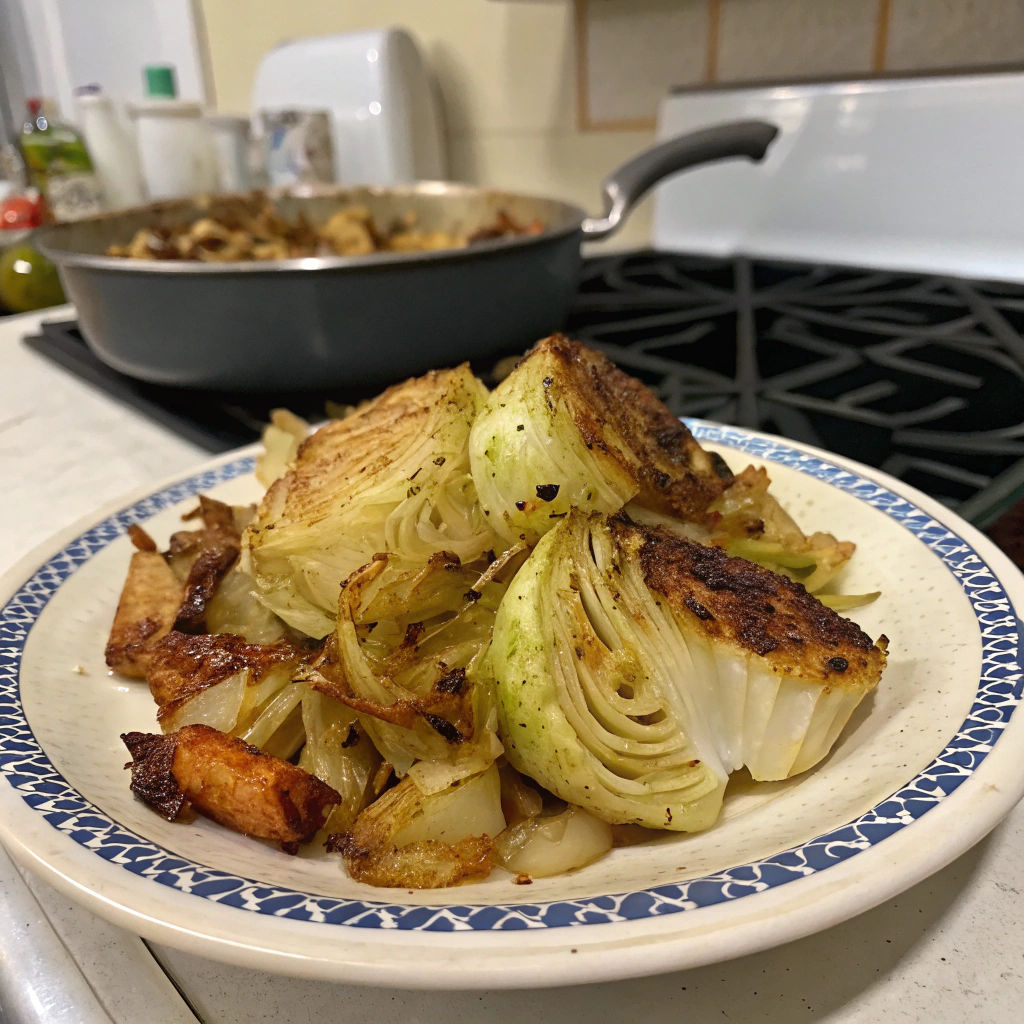 Roasted Cabbage Dinner