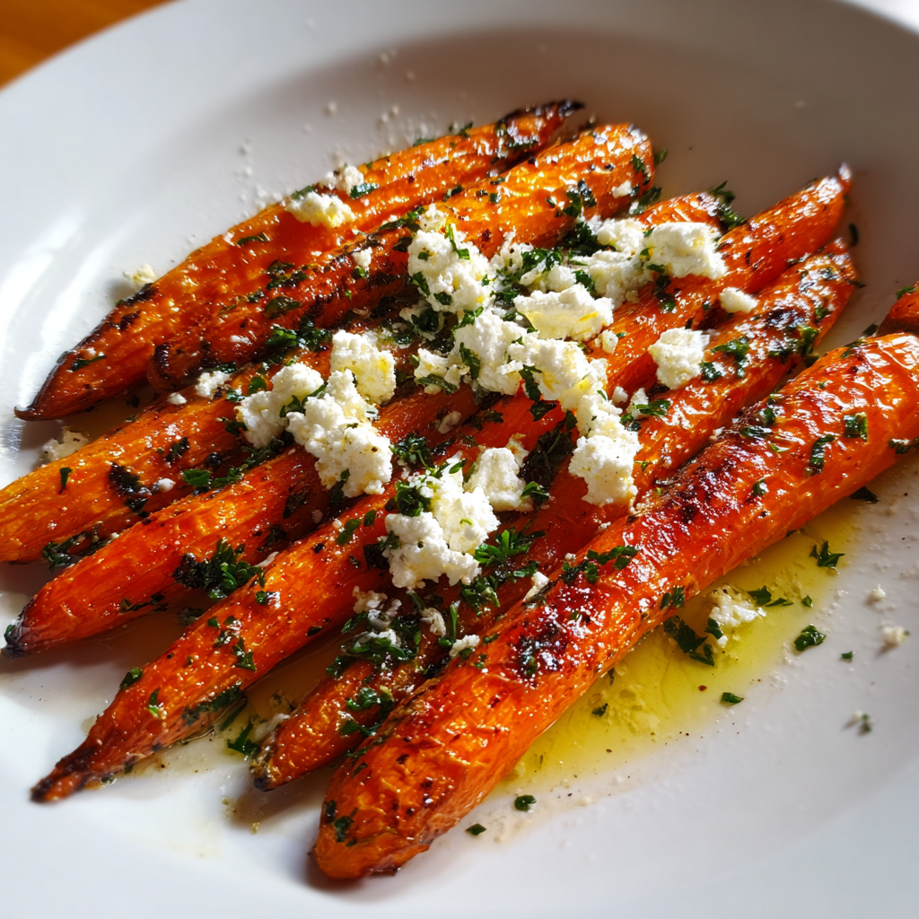 Roasted Carrots with Ricotta