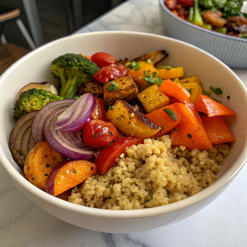 Roasted Vegetable Quinoa Bowl