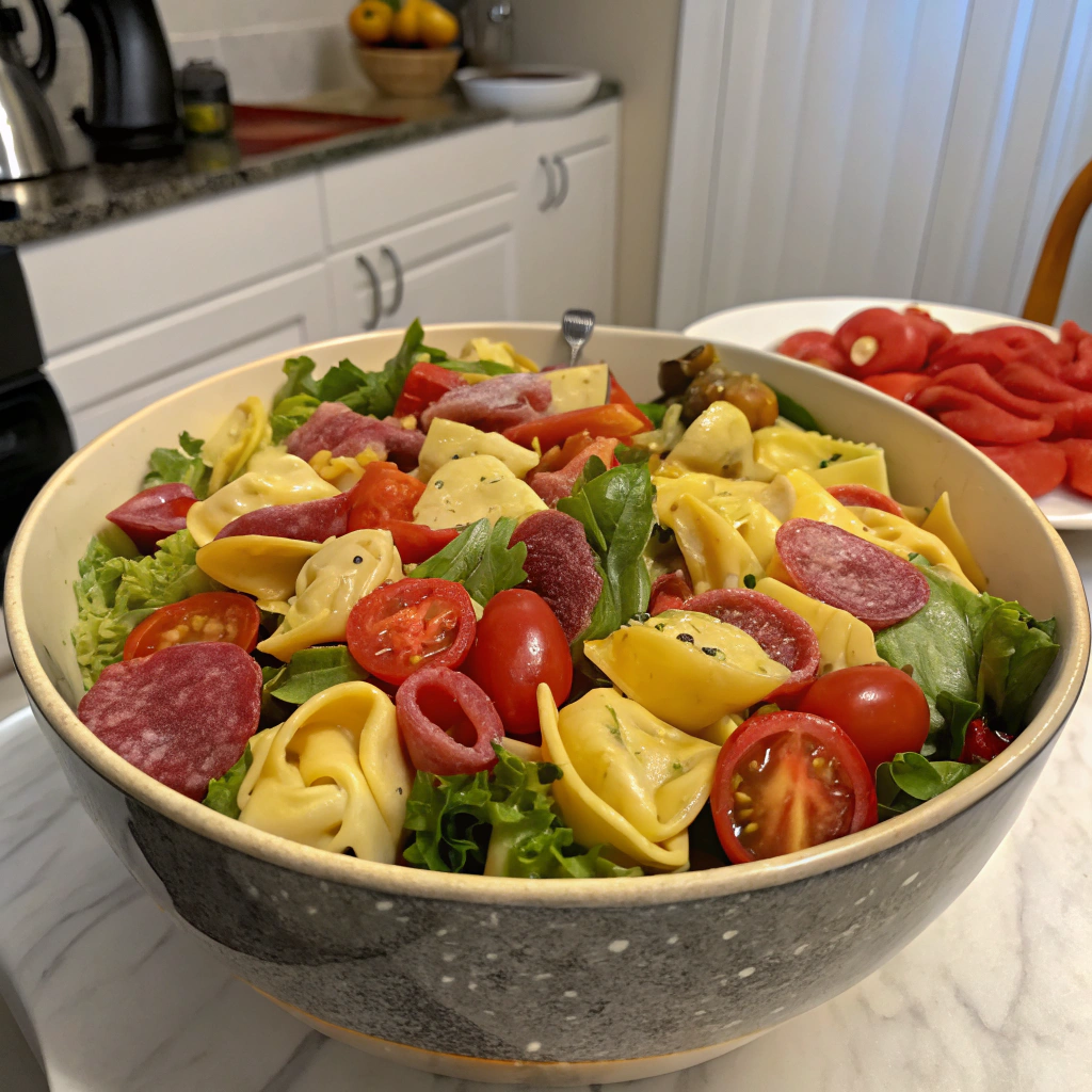 Salami Tortellini Salad